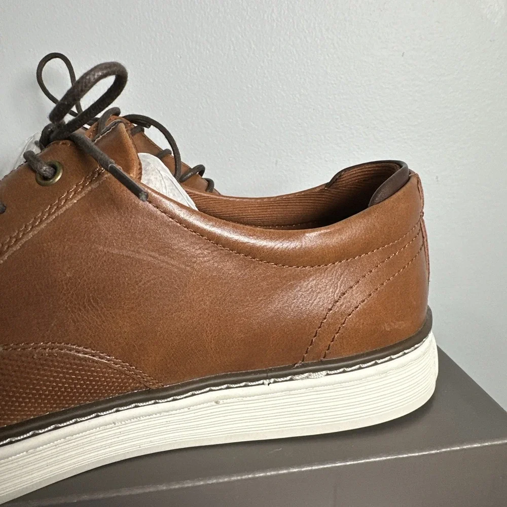 Crown Vintage Mens Shoes Dress Casual Shoes Brown US 11 Cr-Thoren Cognac